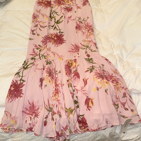 Reformation Irisa Dress Pink Chrysanthemum - Size 2 - Picture 7 of 13